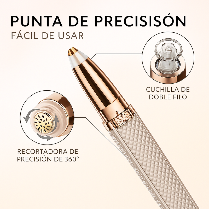 Depiladora facial multifuncional 2 en 1